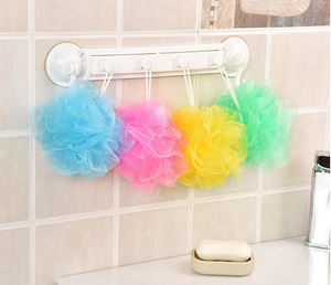 Lot de 10 coques de douche en maille pour le bain, enregistreur de bain, luffa, exfoliant, couleur personnalisée, 40g - Product Image 3