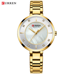 Latest Sport Fashion Luxury Alloy <b>Case</b> Glass Rhinestone Dial Quartz <b>Watch</b> for Women Waterproof Stainless Steel Band - Product Image 5