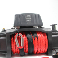 Treuil électrique à tension 12V 13500lbs haute vitesse de traction pour véhicules 4x4 treuil à moteur en cuivre 12V treuil électrique 12V