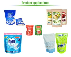 Tự động PREMADE Pouch tỏi dán cà chua mứt tinh dầu xà phòng Kem mật ong lỏng nước trái cây Gói máy chiết rót - Product Image 3