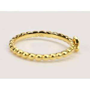 Anillo de Joyería de Plata Promocional de Alta Calidad, Chapado en Oro Amarillo de 18K, con Moissanita, para Mujer - Product Image 4
