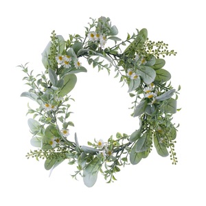 Guirnalda de margaritas artificiales en forma de luna creciente, tela tejida de plástico, decoración del hogar, colgante de pared, accesorios para bodas CF01499A - Product Image 5
