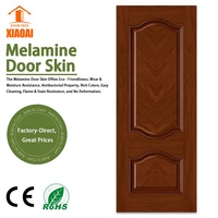 Panneaux de porte en MDF/HDF imperméables pour l'intérieur, design chinois, 3 mm/4 mm, revêtement mélaminé, vente directe d'usine