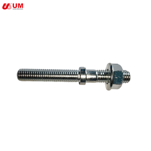 Barre <span class=keywords><strong>de</strong></span> guidage UM avec écrou pour tronçonneuse MS070, diamètre 10 mm, longueur 82 mm, boulon <span class=keywords><strong>de</strong></span> fixation couleur argent, <span class=keywords><strong>outils</strong></span> <span class=keywords><strong>de</strong></span> <span class=keywords><strong>jardin</strong></span> - Product Image 2