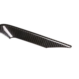 Accessoires d'intérieur de voiture en Fiber de carbone véritable pour <span class=keywords><strong>Porsche</strong></span> 911 2019-2022 Console centrale Shift Parking Button Panel Decoration Cover - Product Image 5