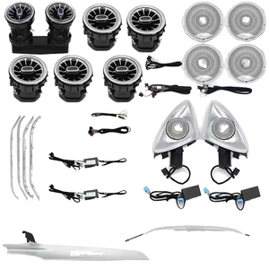 Pour <span class=keywords><strong>Mercedes</strong></span> benz W205 Turbine d'évent de système d'éclairage intérieur automatique avec lumière ambiante de 64 couleurs pour la lumière ambiante X253 - Product Image 6
