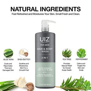 Ingrédients naturels de haute qualité hommes <span class=keywords><strong>2</strong></span> <span class=keywords><strong>en</strong></span> <span class=keywords><strong>1</strong></span> shampooing et <span class=keywords><strong>Gel</strong></span> <span class=keywords><strong>douche</strong></span> nettoyage <span class=keywords><strong>en</strong></span> profondeur arbre à thé hommes cheveux shampooing et lavage du corps - Product Image 4