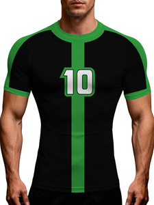 Camiseta Personalizada <span class=keywords><strong>de</strong></span> Moda con Estampado <span class=keywords><strong>de</strong></span> Personajes <span class=keywords><strong>de</strong></span> Dibujos Animados <span class=keywords><strong>de</strong></span> <span class=keywords><strong>Ben</strong></span> <span class=keywords><strong>10</strong></span>, Sublimación Completa, Poliéster, Compresión, Corte Ajustado - Product Image 1