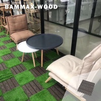 Dalles de terrasse en bois composite WPC pour extérieur, à emboîtement, étanches, installation facile, vente en gros