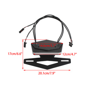Kit de eliminador de guardabarros trasero de motocicleta con luz LED de señal de giro soporte de número de matrícula para BMW S1000RR 2023-2024 - Product Image 2