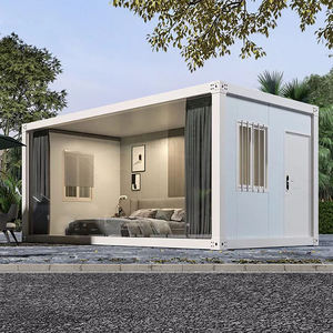 <span class=keywords><strong>Maison</strong></span> conteneur modulaire intelligente de luxe de 20 pieds, design de ferme moderne, murs <span class=keywords><strong>en</strong></span> verre pour la cuisine, utilisation <span class=keywords><strong>en</strong></span> centre commercial, garantie d'un an - Product Image 3