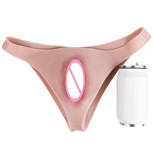 FAAK Culottes en silicone réaliste avec vagin, string, culotte en silicone réaliste, culotte transgenre, culotte dissimulante, culotte T-back pour sissy - Product Image 4