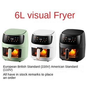 Horno Visual Inteligente Comercial de 4.5L con Pantalla Táctil, Freidora de Aire Multifuncional, Freidora Eléctrica de Ahorro Energético con PTFE - Product Image 5
