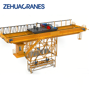 Pont roulant à double poutre en cuivre électrolytique certifié CE, à économie d'énergie, 5T, 12T, 15T, 20T, 5 tonnes, avec commande PLC pour entrepôt de réservoirs - Product Image 1