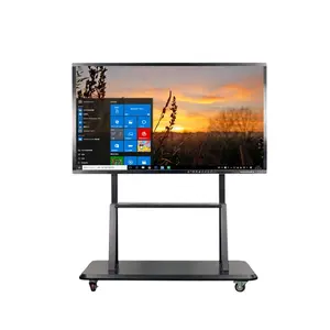 Oem 65 86 98 pollici lavagna interattiva Multi Touch Screen lavagna intelligente portatile per l'istruzione