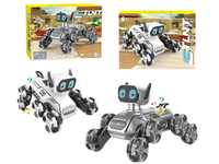 Kinder-Fernsteuerungsroboterhund mit Gestensteuerung, RC-Roboterfahrzeug, intelligenter RC-Roboterhund mit Licht und Musik