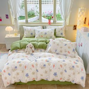 Ensemble <span class=keywords><strong>de</strong></span> literie 3 pièces <span class=keywords><strong>de</strong></span> haute qualité, confortable, résistant à la <span class=keywords><strong>d</strong></span>écoloration, <span class=keywords><strong>housse</strong></span> <span class=keywords><strong>de</strong></span> <span class=keywords><strong>couette</strong></span> en polyester à imprimé <span class=keywords><strong>de</strong></span> dessin animé double face pour la maison - Product Image 5