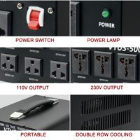 Transformateur élévateur entièrement automatique 110v à 220v transformateurs abaisseurs 3000w