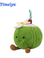 TIMEIYA Mainan Boneka Kelapa Musim Panas yang Menyenangkan untuk Sahabat, Teman Penghibur, Boneka Kecil, Hadiah untuk Anak Perempuan