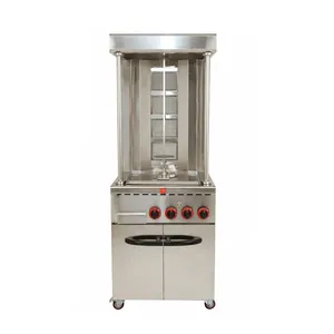 Vertical Single Head Kebab Machine Gas Shawarma Bread Making Machine