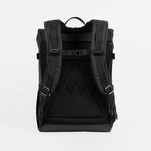 Cross Border Sports <b>Backpack</b> 20 Inches Adjustable Shoulders Cycling Hiking Unisex <b>Black</b> Solid Color Interior Zipper Pocket - Product Image 1