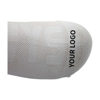 Chaussettes personnalisées avec logo, noir, blanc, gris, coton uni, chaussettes mi-mollet, broderie personnalisée, impression de logo, hommes, femmes, chaussettes vierges personnalisables
