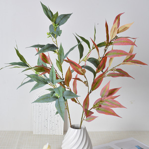 Feuilles d'eucalyptus artificielles Flower Delight, 30cm-100cm, fleurs décoratives en soie, décoration de la maison, lot multi-pièces - Product Image 4