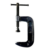Pince en G robuste en acier au carbone de qualité industrielle avec poignée en bois pour le travail du bois et la sculpture sur pierre, OEM/ODM disponible