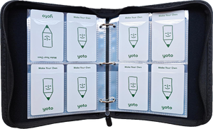 Pochette personnalisée Organisateur de porte-cartes avec fermeture à glissière, dragonne, classeur pour cartes Mini <span class=keywords><strong>Yoto</strong></span>, support de rangement pour cartes, 120 - Product Image 2