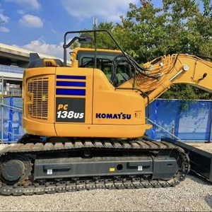 Komatsu รถขุด PC138ขนาดเล็กของแท้จากญี่ปุ่น PC138US รถมือสองสภาพดีรถตีนตะขาบ138 - Product Image 1