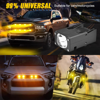 Accessoires automobiles : Nouvelle lumière LED de calandre 40W 4000LM, couleur blanche 6000K, avec lentille de projecteur LED – Éclairage innovant pour voitures