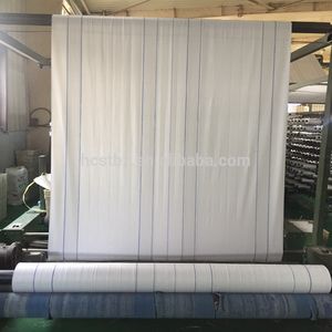 Kunden spezifische weiß gewebte Polypropylen rollen PP Polypropylen gewebte Tasche Röhrenförmige Polypropylen-Stoff rollen - Product Image 3