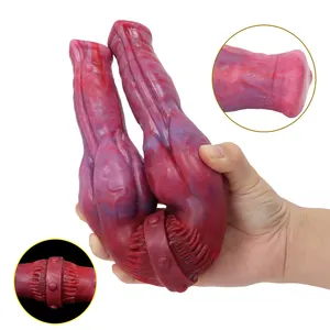 LUUK New Color Magic Dragon Doppelkopf Penis Hunde knoten Langer Dildo Für Lesben Paare Erwachsene Frauen Dildo Sexspielzeug