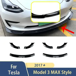 สปอยเลอร์กันชนหน้า StarNav สำหรับรถยนต์ Model 3 รุ่นปี 2017+ ชุดแต่งภายนอกรถยนต์ ชุดแต่งสปอยเลอร์ ชิ้นส่วนตกแต่ง - Product Image 5