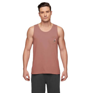 Camiseta sin mangas deportiva con estilo para hombre, diseño personalizado, tejido de punto de algodón transpirable, camiseta de Fitness para gimnasio de Color sólido hecha en Bangladesh - Product Image 1