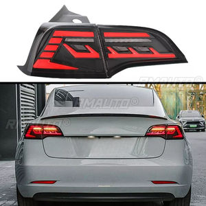 Pour Tesla Model 3 Model Y 2017-2022, feux de jour à LED, feux antibrouillard étanches, ensemble de feux arrière, kit carrosserie - Product Image 2