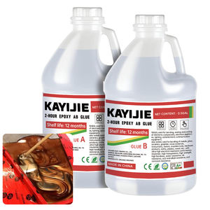 Résine époxy AB originale KAYIJIE, respectueuse de l'environnement, colle à base de résine époxy non sujette à la décoloration, pour le bricolage - Product Image 1