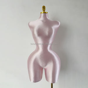 Pink <span class=keywords><strong>Curvy</strong></span> BBL Medio cuerpo Gran busto Lencería <span class=keywords><strong>Big</strong></span> Boob Vestido de talla grande Forma de caderas grandes Mujeres Maniquí Brasileño Maniquí femenino - Product Image 2