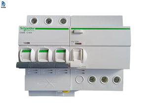 Interruptor Diferencial IC60 3P 32A 40A, Dispositivo de Seguridad Eléctrica Contra Sobrecarga y Cortocircuito - Product Image 1