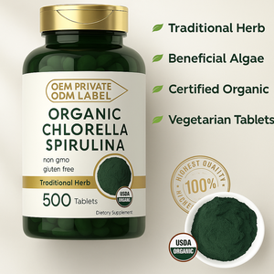 Yüksek kalite OEM özel etiket chlolabel <span class=keywords><strong>Spirulina</strong></span> tabletler/toz/kapsül toplu - Product Image 3