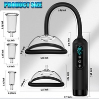 Sexspielzeug für Frauen: Vibrator mit Saugnapf, Klitorisstimulator, Brustmassage, Nippelsauger, manueller Vakuumpumpe für die Vagina