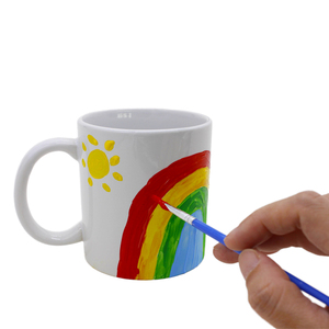 Gift Painting Mug Art Kit with Mugs Paints and Brushes for Drawing Toys Set by <strong>Yourself</strong> - Product Image 4