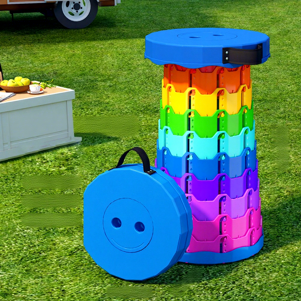 Version portable arc-en-ciel bleu