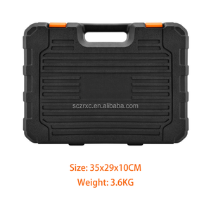 105 Stück Haushalts-Werkzeugkasten-Set <span class=keywords><strong>12V</strong></span> Akku-Akku-Akku Li-Ionen-Batterie-Hammer bohrer Home Combination Handwerkzeug-Set - Product Image 3