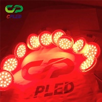 China 60mm Runde 18LEDs Pixel RGB Programmier bares Licht für Karneval Riesenrad Lichter Vergnügung spark Fahrten