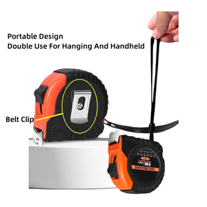 Cinta Métrica Amarilla de 7.5m/25 Pies, Cinta Métrica Retráctil de Acero con Fracciones, 25 Pies, Cinta Métrica de Fácil Lectura - Product Image 4