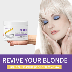<span class=keywords><strong>Maschera</strong></span> per <span class=keywords><strong>Capelli</strong></span> alla Cheratina Viola per <span class=keywords><strong>Capelli</strong></span> Biondi, Platino, Argento, Grigio, Cenere o <span class=keywords><strong>Castani</strong></span>, Secchi e Danneggiati, con Riflessi Giallo-Verdi - Product Image 2
