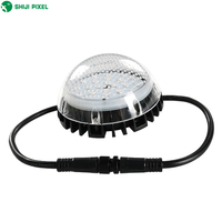 Boule LED à pixels de 120 mm de diamètre, 12 LED SMD 5050 RGB, lumière ponctuelle DC24V pour la décoration de bâtiments