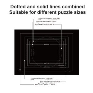 Estera de rompecabezas de goma impermeable para niños, 760x120x3mm, color negro - Product Image 2