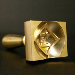 Customized Business Cube logo Brass Stamp <b>Wax</b> <b>Seal</b> Stamp Ice Block Identification <b>Seal</b> Stamp - Product Image 4